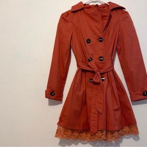 Orange coat
